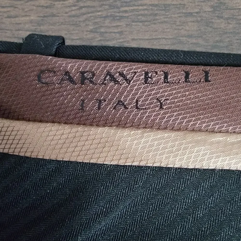 Caravelli Black Dress Pants 46W x 34L Business Career Professional Work NEW NWT